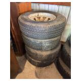 Set of four Goodyear tires - 245/75 R16 Set of four Goodyear tires - 245/75 R16
