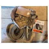 Garage series tractor seat cover, and tow straps plus ratchet strap Garage series tractor seat cover, and tow straps plus ratchet strap
