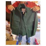 Filson green wool coat size 46 very good condition Filson green wool coat size 46 very good condition