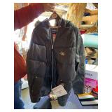 ARD 686 Leather down jacket new with tags mens xl ARD 686 Leather down jacket new with tags mens xl