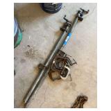Two pipe clamps and assorted C clamps