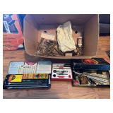 Gun cleaning kits, Lee loader and some miscellaneous ammunition and brass