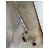 Hay corer for sampling hay bales