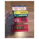 68 rounds of 30-30 ammunition