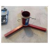 Large christmas tree holder - Fa La La La La