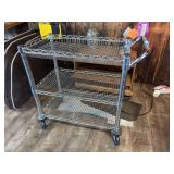Stainless steel rolling cart