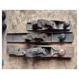 Three Bailey Wood Planes