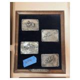 Charles Russell belt buckle collection 2