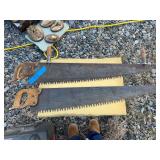 Two hand saws