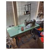 Pfaff industrial sewing machine - light leather or upholstery, very heavy please bring help! Works fine but needs a new tension rod - very easy replacement piece