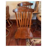 Set of 4 arrow back chairs, have been reglued
