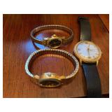 Three watches-two Timex and a Sharp Quartz