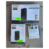 Netgear modems and Sony headphones all appear NIB