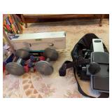 Cervical stretcher, hand weights, wrist weights and theraspa turbo massager