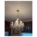 19" hanging chandelier Seller will disconnect from electric