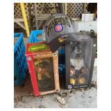 Bart Starr figurine and GB Packers gnome