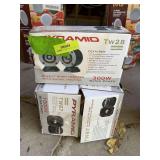 3 NIB Pyramid speakers