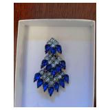Rhinestone brooch marked Made in West Germany