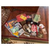 Books, atlases, Olympus Stylus Epic digital camera and film, etc