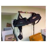 Wall gun rack, fishing rod bag, NRA duffle, gun slings etc...
