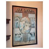 21.5x32.5 DeLaval cream separators metal sign