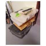 4 tackle and storage boxes