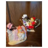 Little Red Riding Hood teapot and music boxes