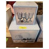 4 place settings of Blue Recollection dinnerware