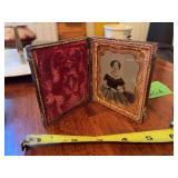Tin Type 3” x 3” in embossed case