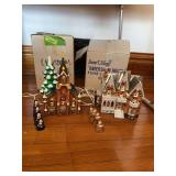 Vintage Dept 56 Snow Village “Gothic Church” and “Haversham House”, Monks-a-Caroling and Singing Nuns