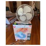 Conair foot bath and GE oscillating table top fan