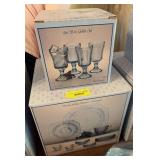 4 place settings of Blue Recollection dinnerware