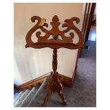 Oak music stand
