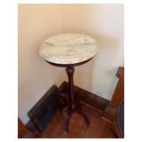 Marble top fern stand 14" round x 36" tall