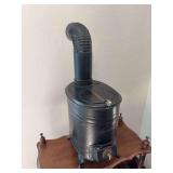 Jemco mini tin stove Stove is 12" tall + pipe