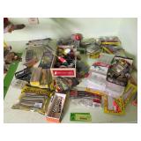 Assorted fishing tackle old, new and NOS items