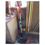 Black and Decker cordless string trimmer and elec hedge trimmers