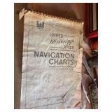 Upper Mississippi River Navigation charts from 1975
