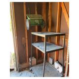 54" tall AV cart and Scotts drop spreader