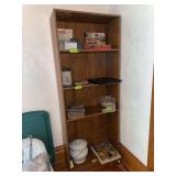 12D x 28L x 72H modern bookcase NO CONTENTS