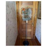 Birdcage with stand and birds, they’re not real!!