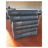 Six antique books, History of the United States copyright 1929