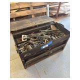 Large toolbox with assortment of tools