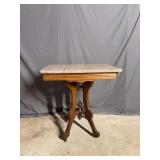Marble top parlor table 19D x 28L x 30H