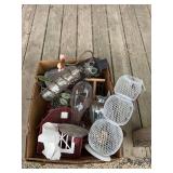 Box full of bird feeders