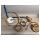 Hanging lamp parts and pieces