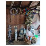 Spring decor, Easter, Uncle Sam, eggs, wreaths