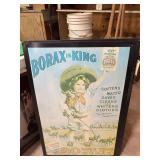 Modern metal Borax sign 22x33