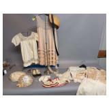 Vintage children’s clothing and hangers