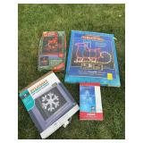 4 outdoor lighted holiday decorations